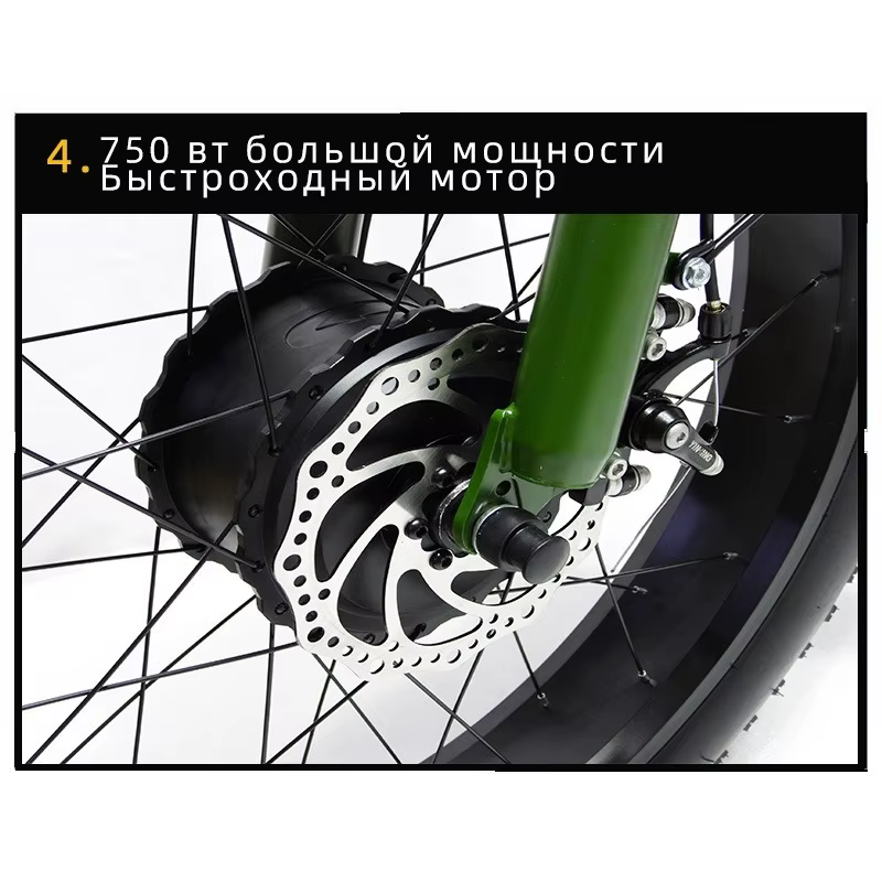 Tricycle électrique 750W, 24 pouces, 7 vitesses, pneus larges, batterie lithium 48V18AH, tricycle cargo robuste pour adultes, capacité 200 kg