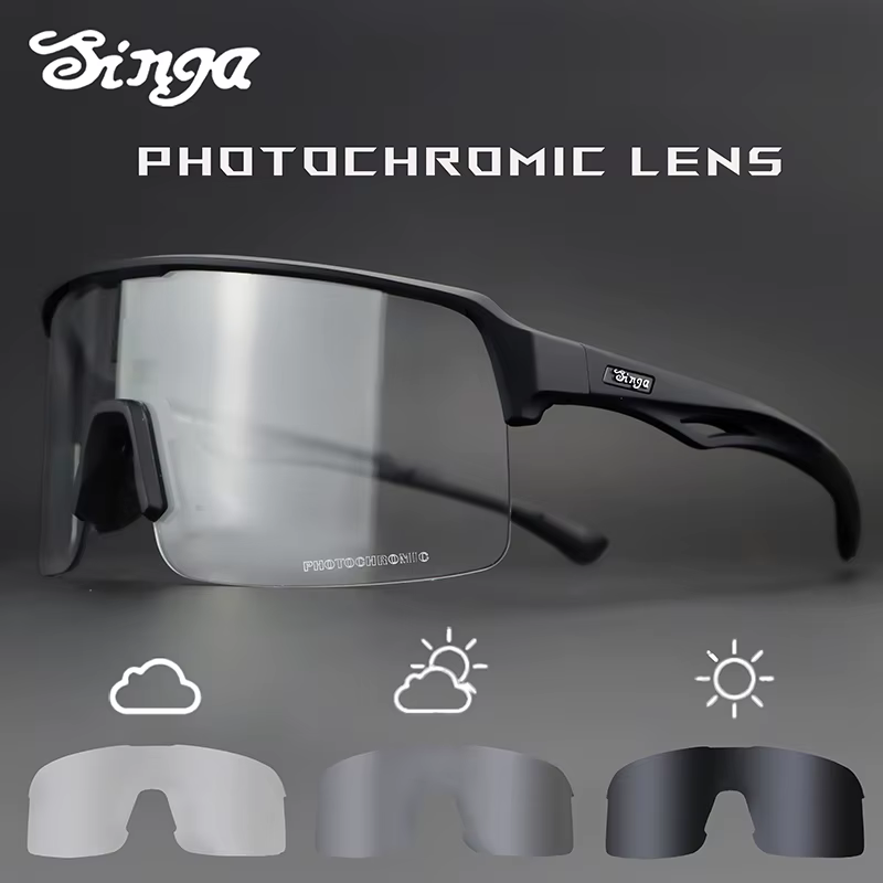 Lunettes de soleil photochromiques pour le cyclisme