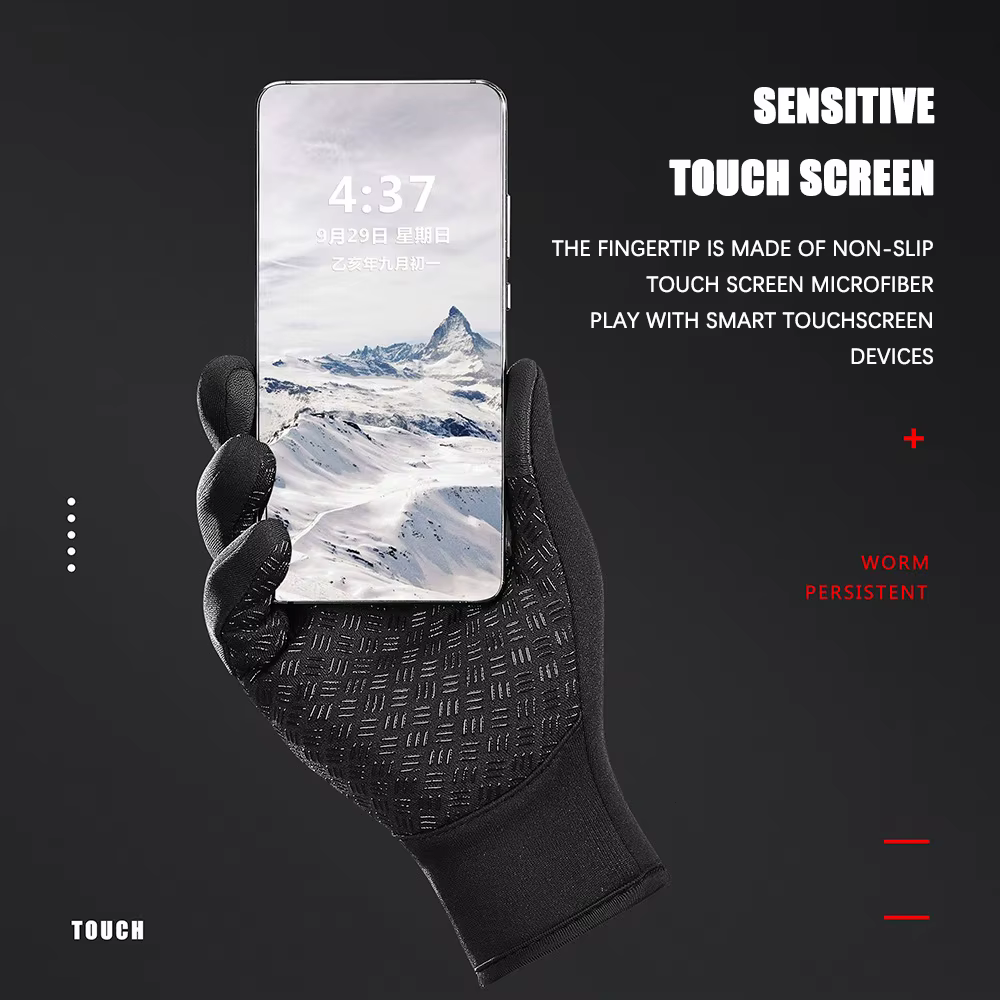 Gants de cyclisme d'hiver pour hommes et femmes