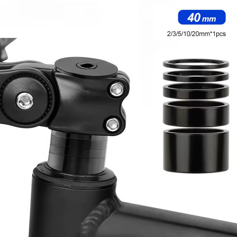 Entretoise de casque en alliage d'aluminium pour potence de vélo de 28