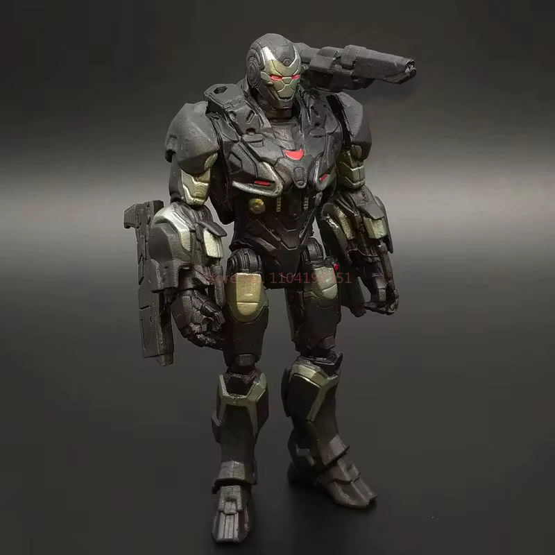 Modèle de figurine d'action Marvel Iron Man Avengers, statue d'anime, figurine de machine de guerre, cadeaux de collection, 3.75 pouces, en stock