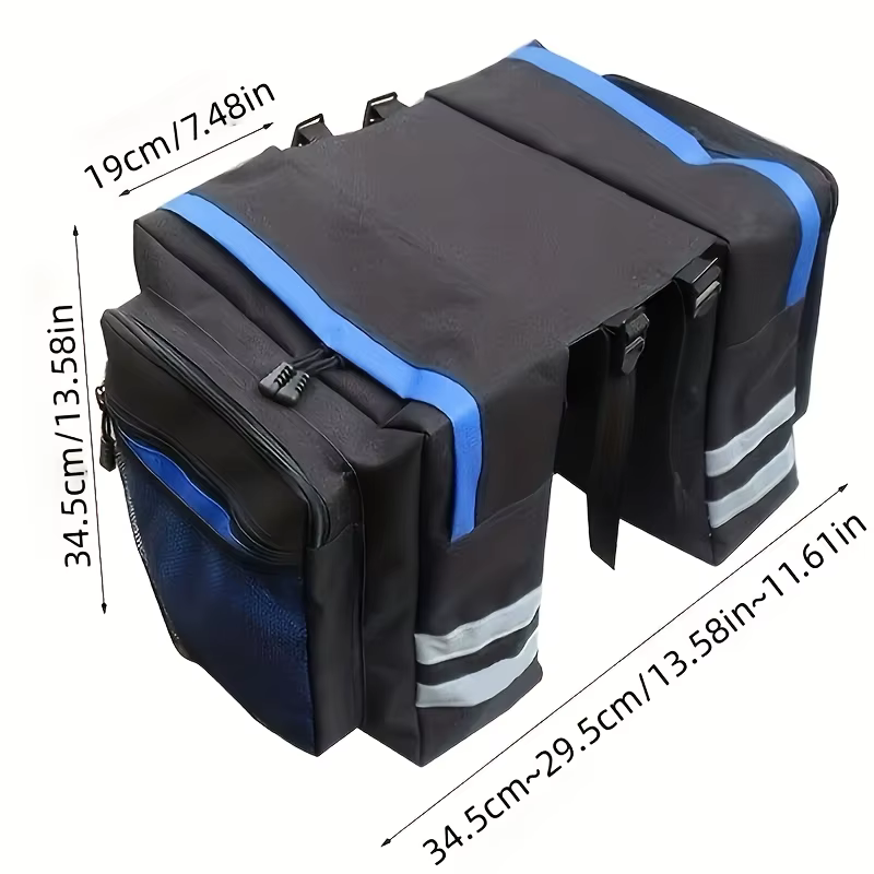 Grand sac de porte-bagages pour vélo