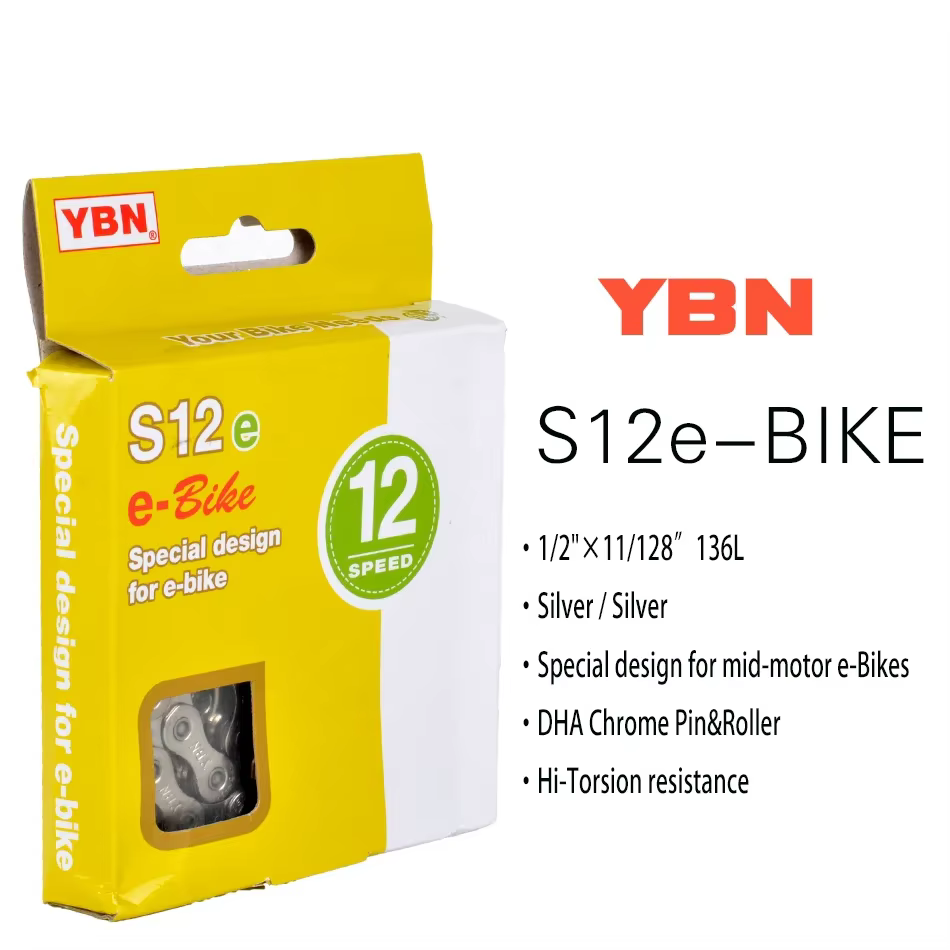 Chaîne de vélo électrique YBN 8/9/10/11/12 vitesses