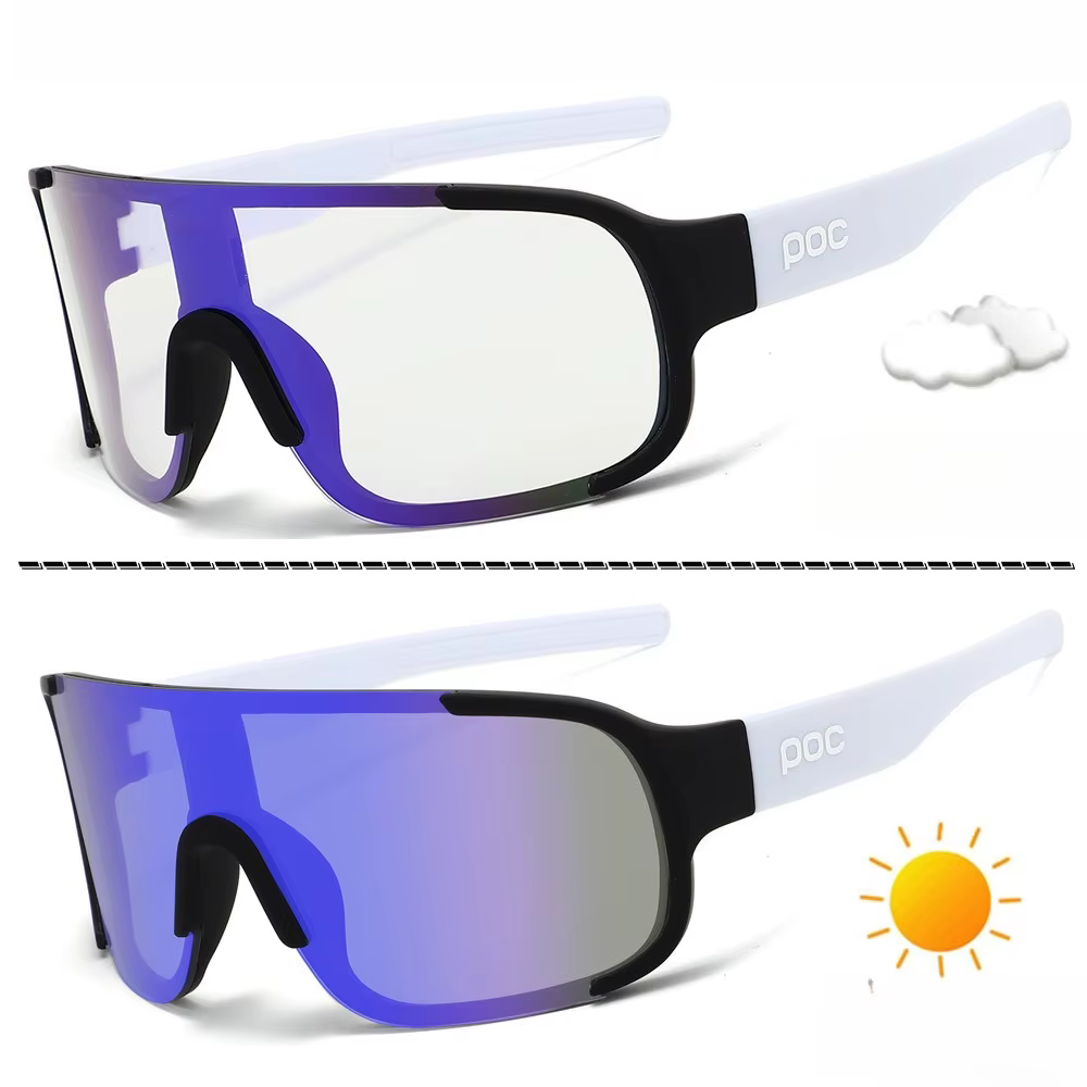 Lunettes de cyclisme à changement de couleur jour et nuit POC.