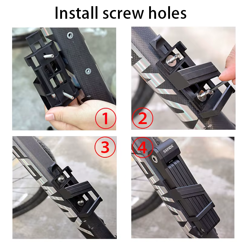 Serrure à chaîne pliante pour vélo