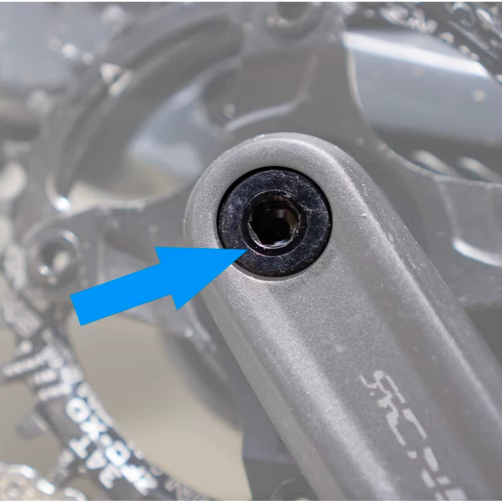 Vis de fixation de pédalier carré pour vélo