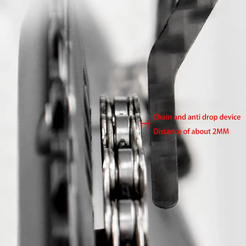 Guide-chaîne en fibre de carbone pour vélo de route