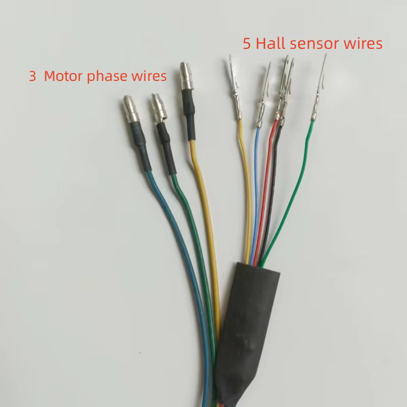 Fil de moteur de vélo électrique avec connecteur de balle