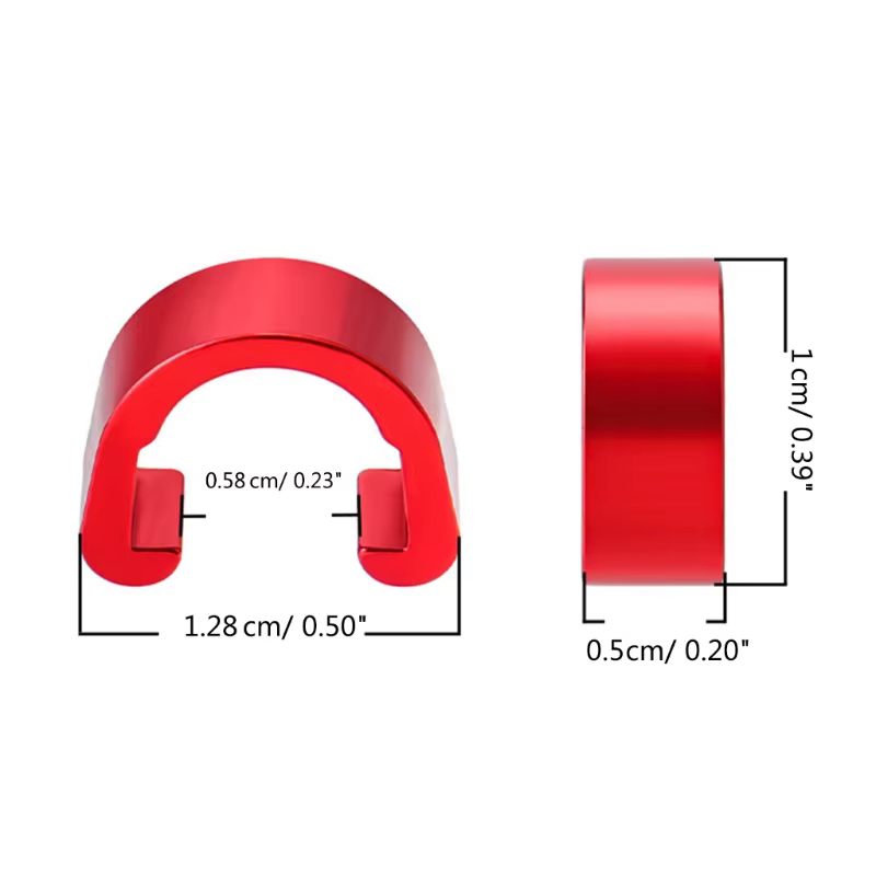 10 pièces vélos c-clip pinces boîtier tuyaux Guide