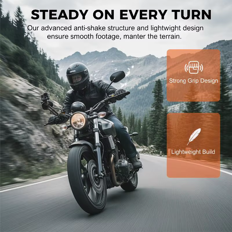 Support de caméra rotatif à 360° pour moto