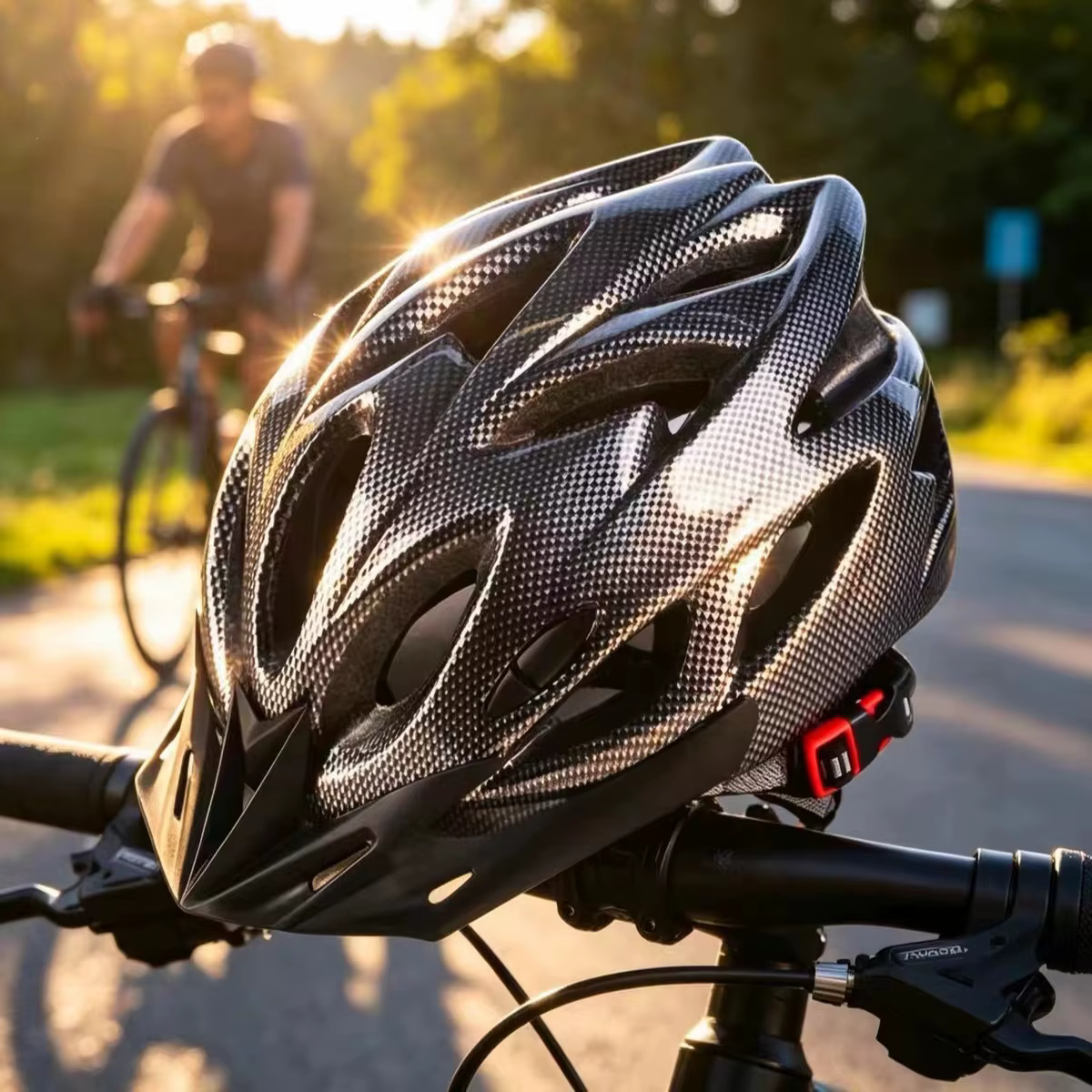 Casque de vélo léger avec doublure confortable