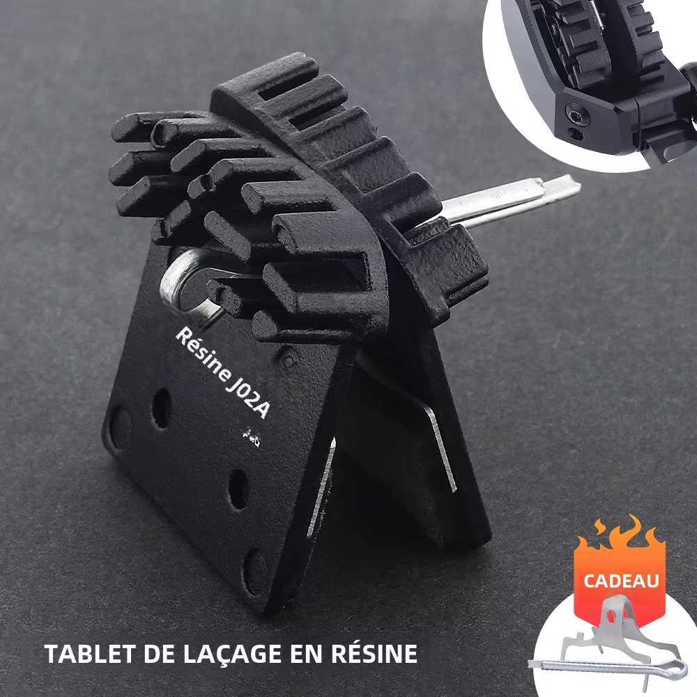 Plaquettes de frein à disque de vélo vtt J02A résine Ice Tech