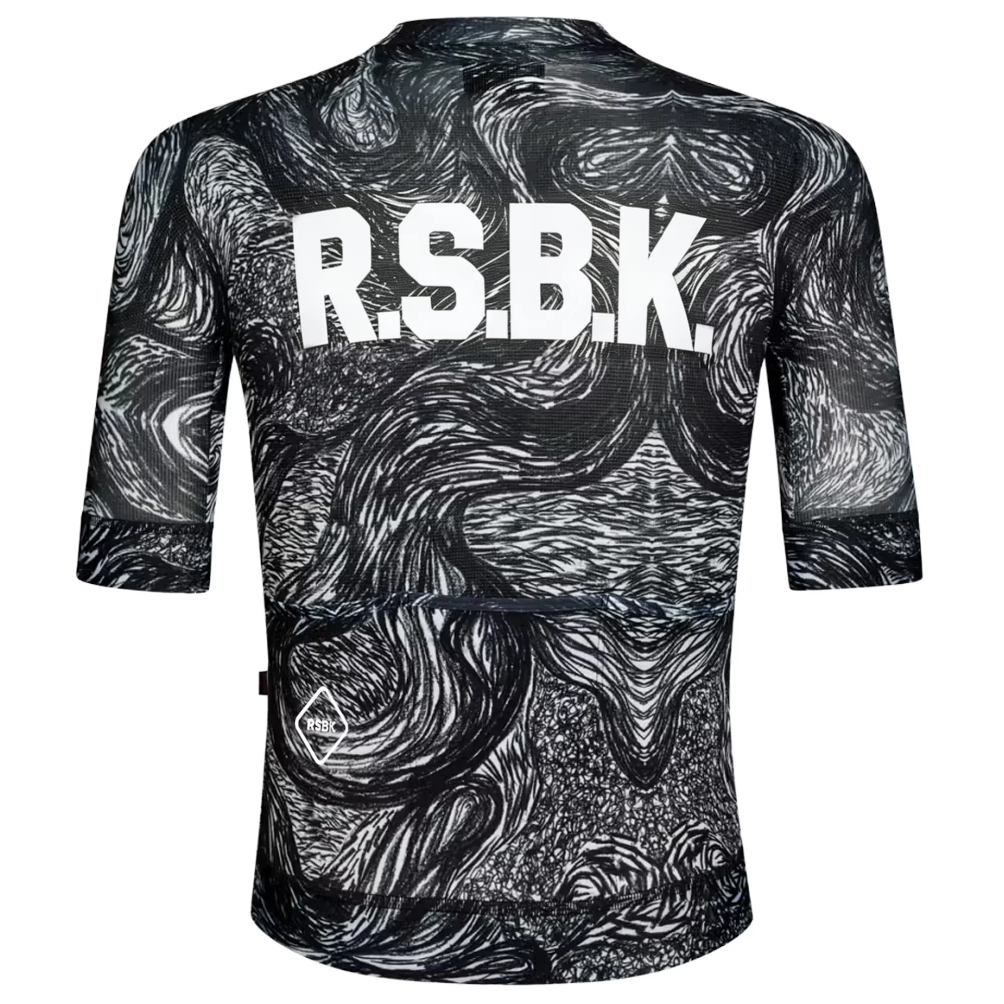 RSBK Maillot de cyclisme pour hommes, manches courtes, antidérapant, en silicone sur les poignets et le bas, séchage rapide, respirant, vêtements de cyclisme MTB