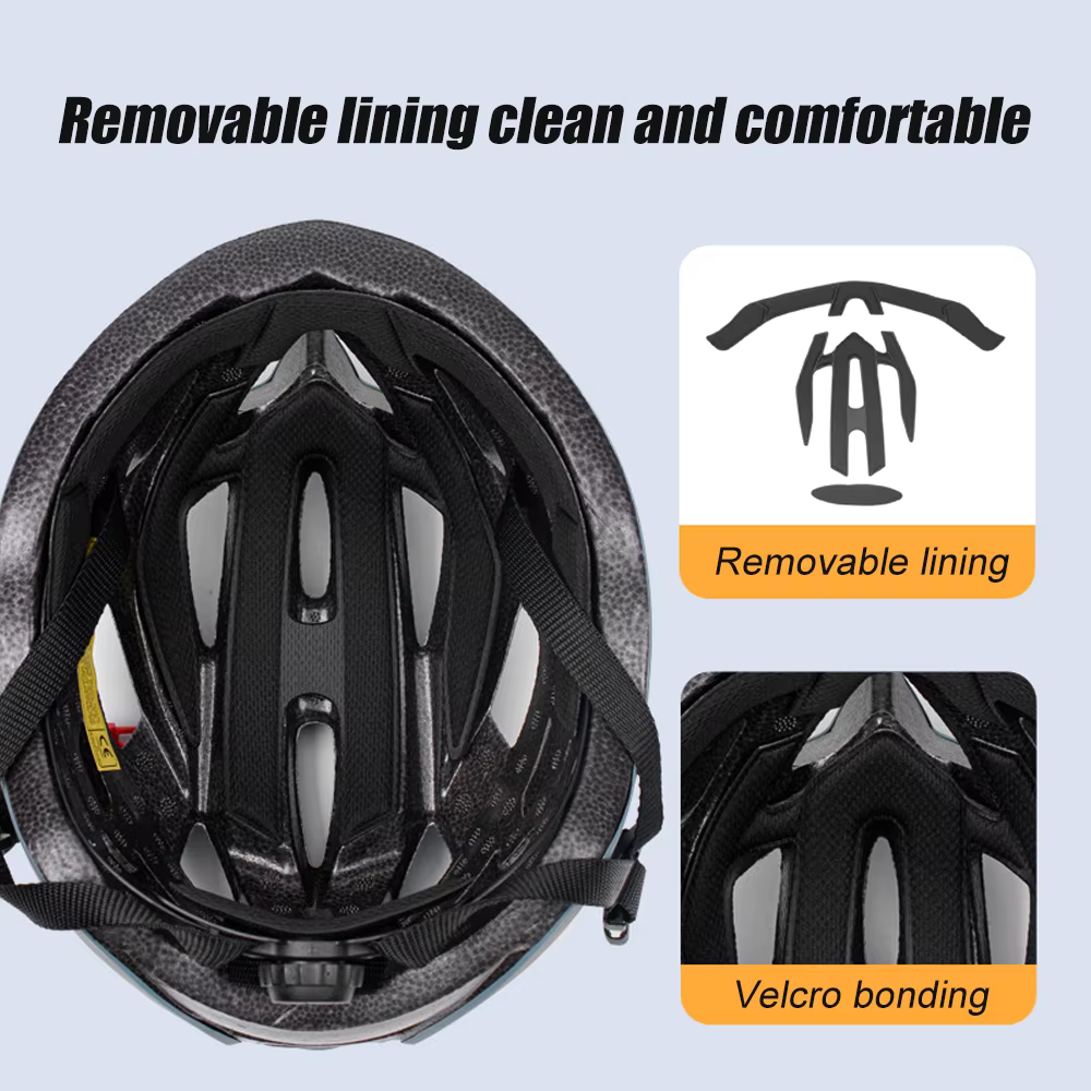 1 casque de vélo adulte-casque de cyclisme léger pour hommes femmes (56-62 cm) avec technologie
