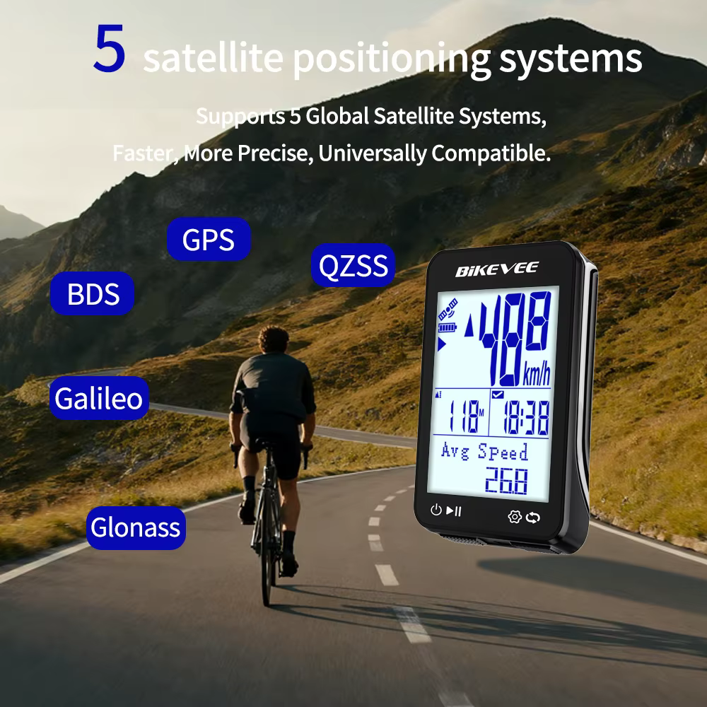 Ordinateur de vélo GPS sans fil