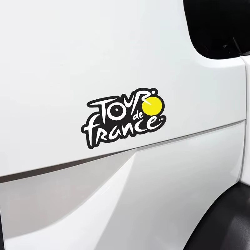Autocollant logo Tour de France pour vélo de route et VTT, imperméable, casque personnalisé