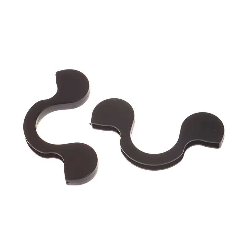 1 paire de supports universels antidérapants en caoutchouc pour moto et vélo