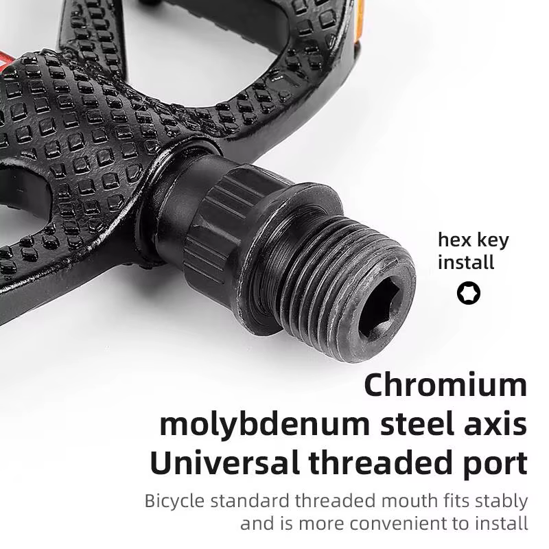 Pédales de vélo ESLNF en alliage d'aluminium antidérapantes