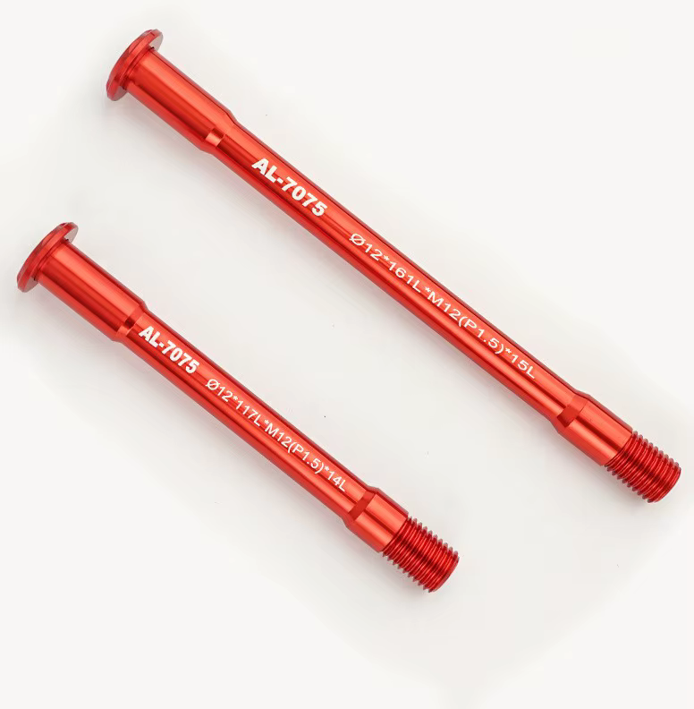 Axe traversant ultraléger 34g en alliage d'aluminium 7075 pour vélos de route