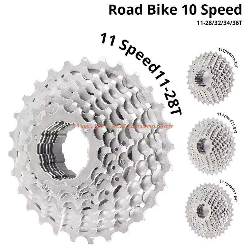 C4DE Cassette VTT 11 vitesses 28/32/34/36T adaptée pour VTT, vélo route