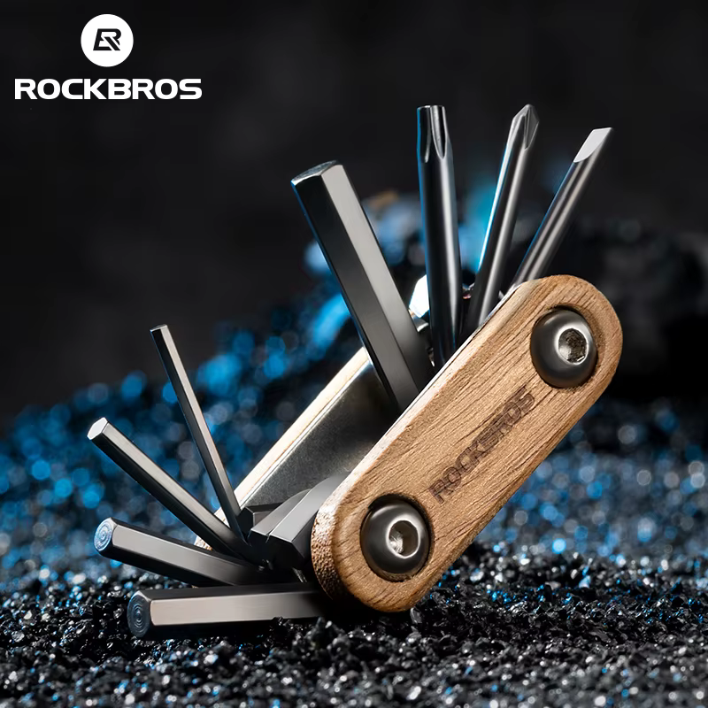 ROCKBROS ensemble d'outils de cyclisme Kit combinaison vélo outils réparés vtt route conception pliante pratique facile