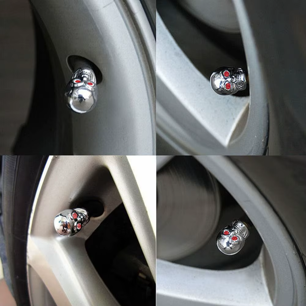 Cache-valve de pneu de scooter électrique