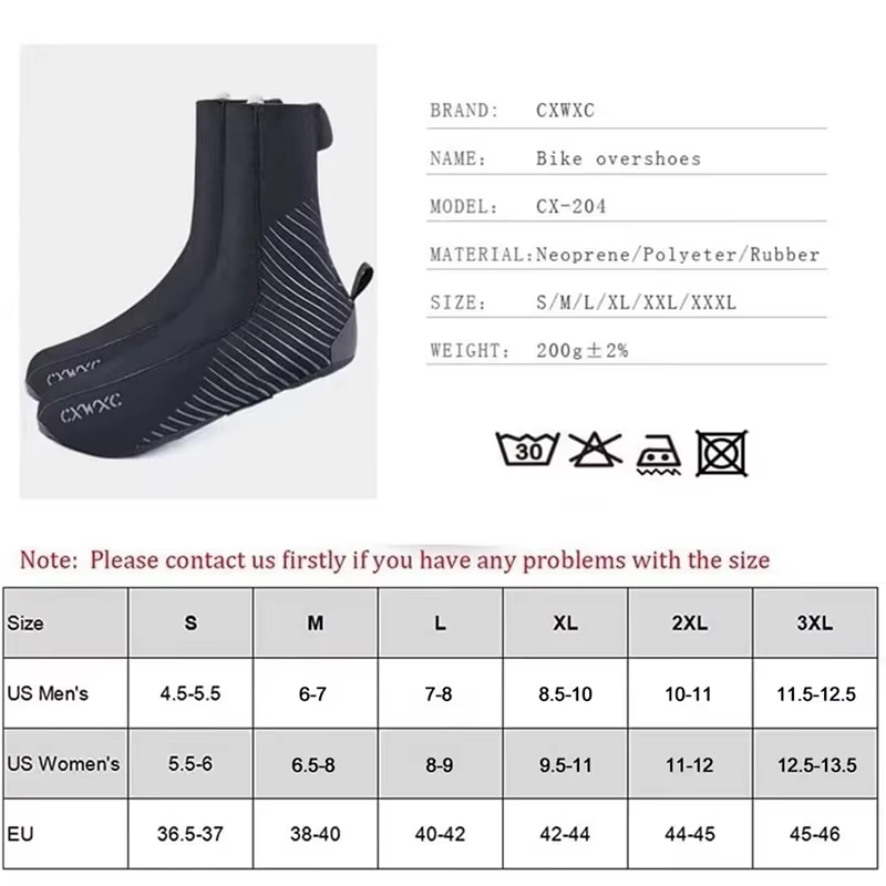 Couvre-chaussures de cyclisme d'hiver chauds pour hommes et femmes
