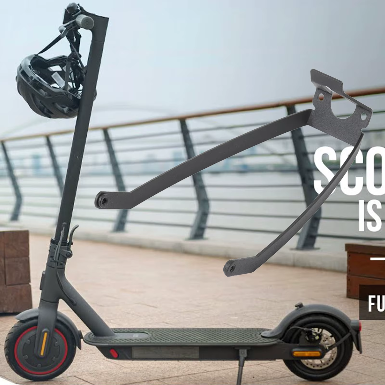 Support de garde-boue arrière pour Scooter électrique Xiaomi 1S Pro 2 Mi 3