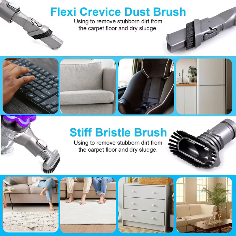 Kit de pièces de rechange pour aspirateur Dyson, brosse, buse, sol, V6, V7, V8, DC33, DC34, DC35, DC59, DC62, accessoires