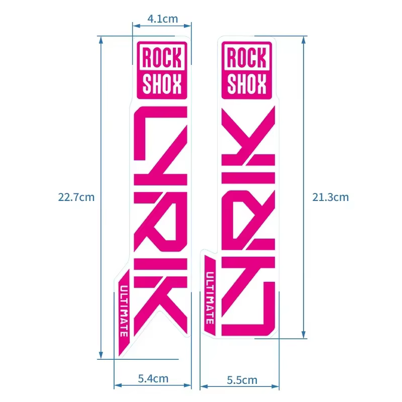 Rockshox – autocollant de fourche avant Lyrik