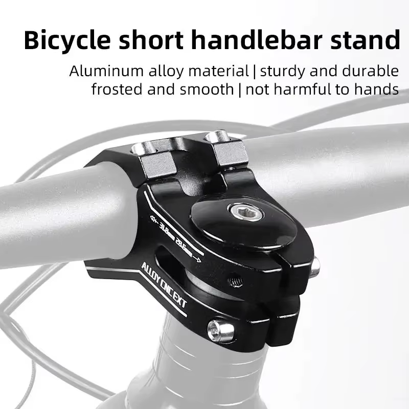 Potence de guidon courte en aluminium CNC pour vélo de route