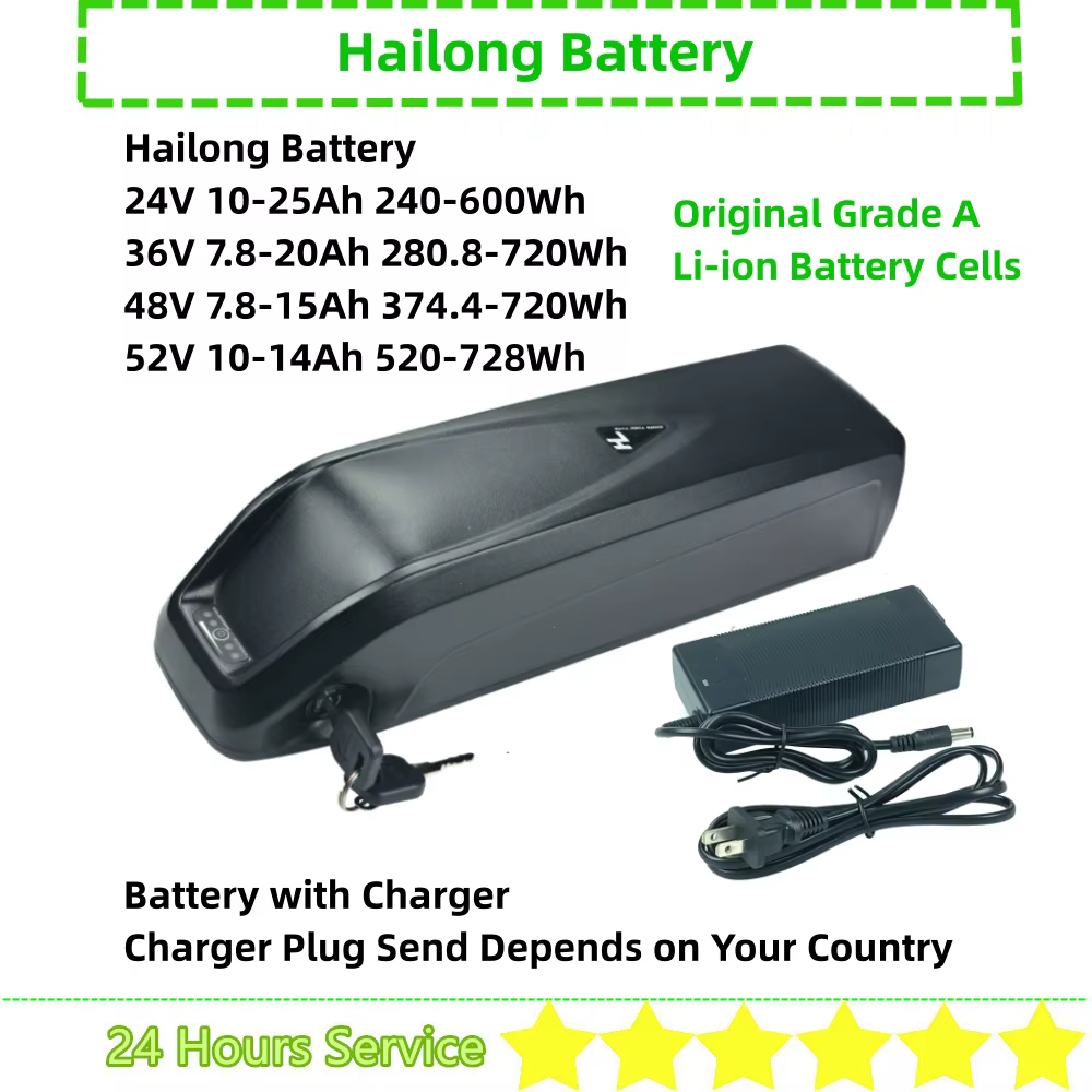 Hailong-Batterie 36V, 7