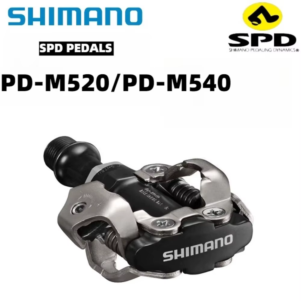 Pédales de vélo SHIMANO PD-M520 M540 SPD