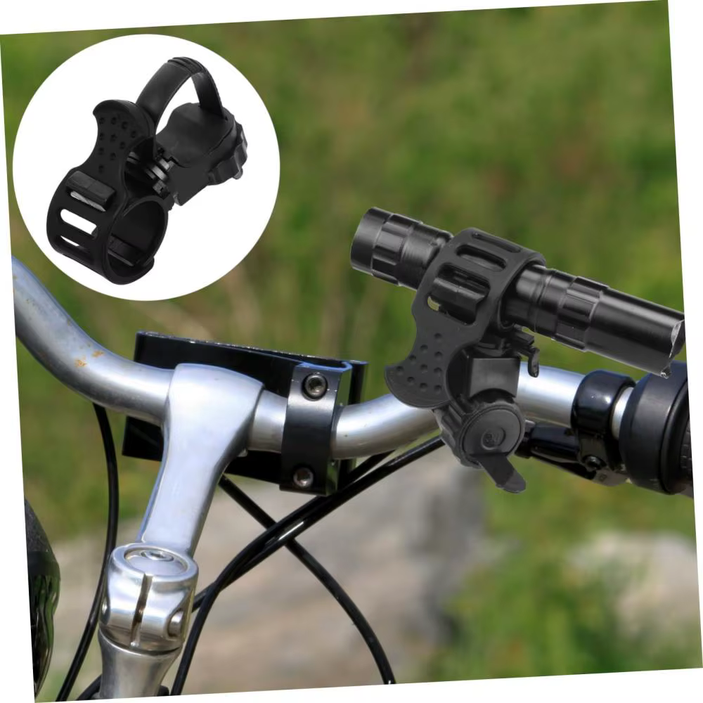 Support de lampe pour guidon de vélo