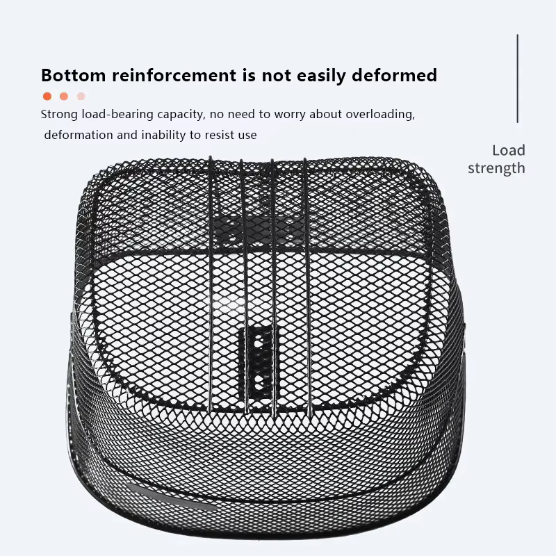 Panier métallique pliant polyvalent pour vélos de montagne