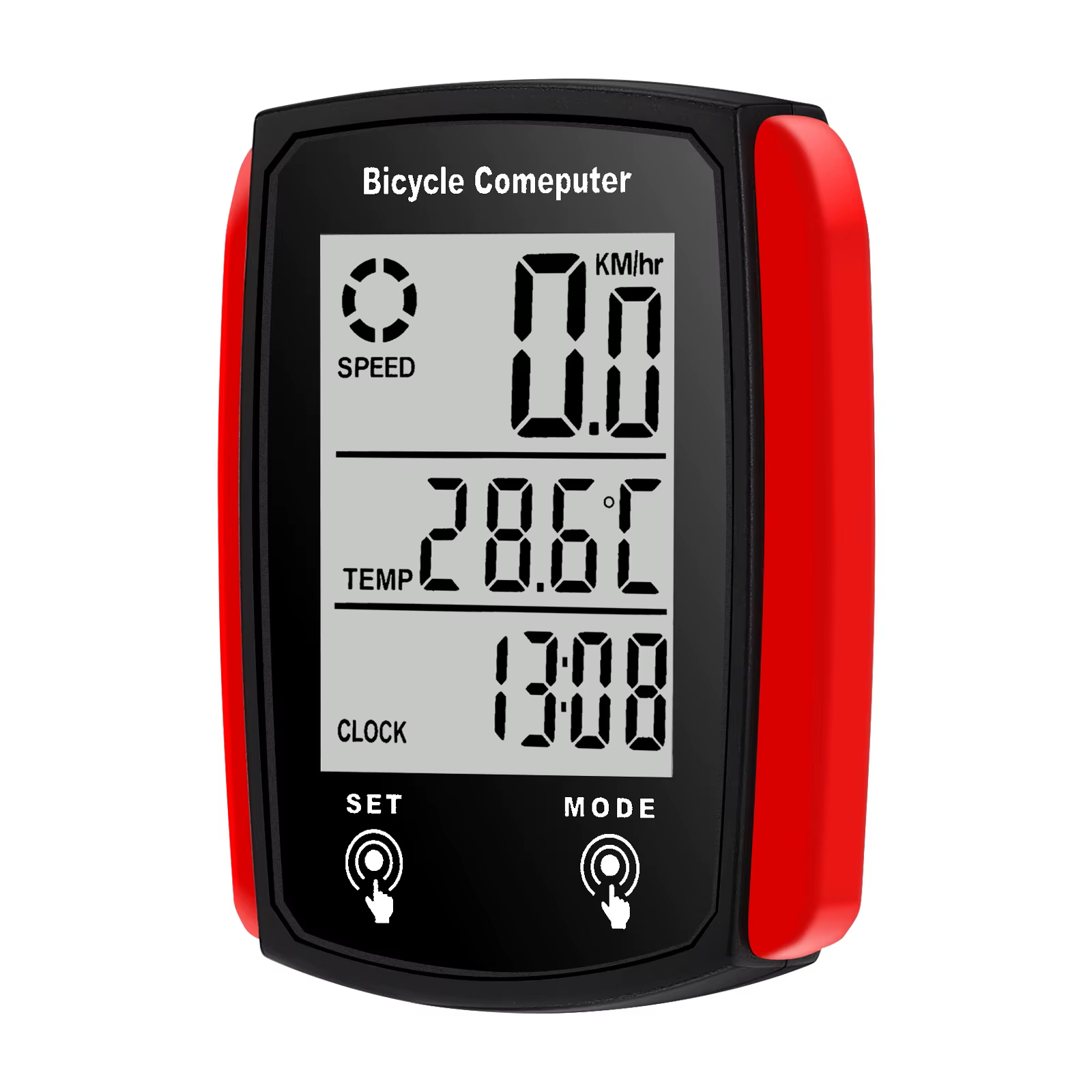 Ordinateur de vélo LCD numérique filaire