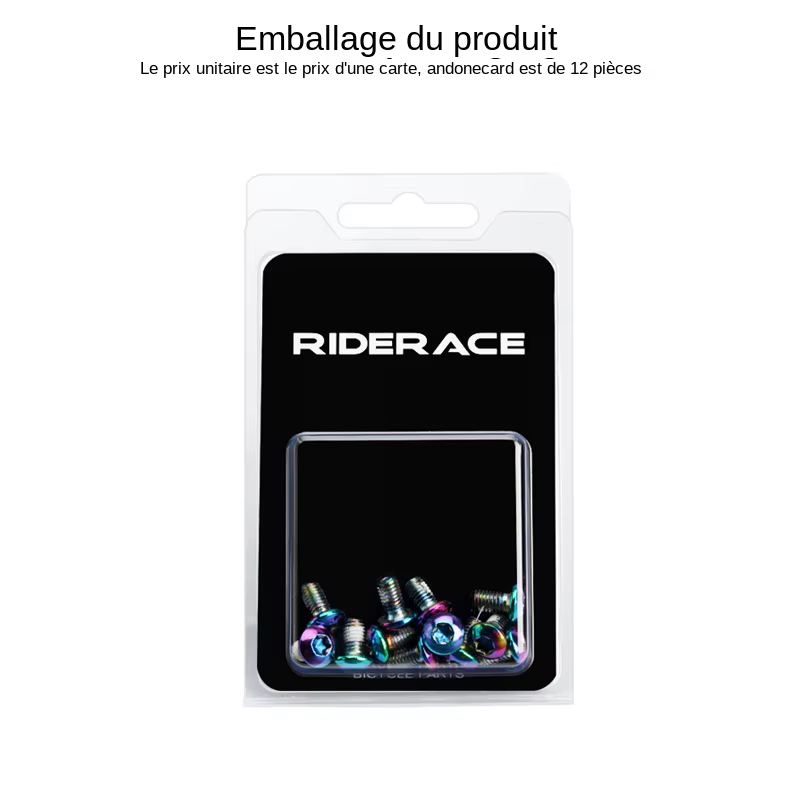 Boulons Torx de Rotor de frein à disque de vélo T25 M5x9mm