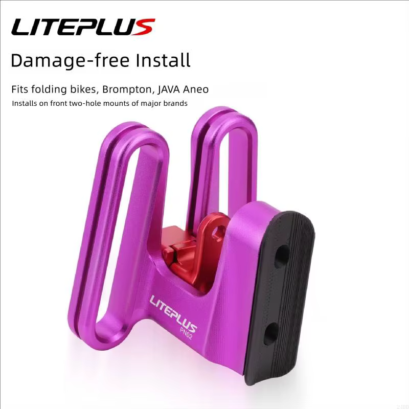 Base vélo pour vélo avec corps en aluminium, valeur stockage fixation à deux