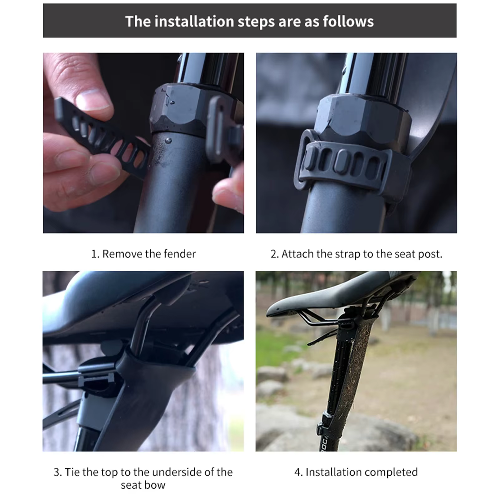 Garde-boue pour vélo de montagne