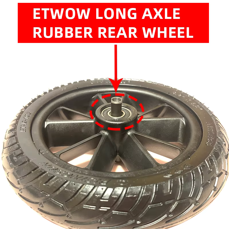 Roue arrière en caoutchouc Etwow d'origine pour Scooter électrique