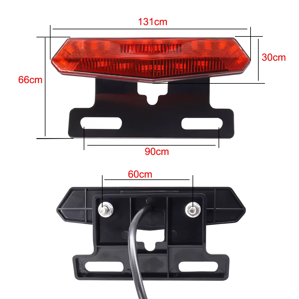 Clignotant et feu arrière de frein pour vélo électrique