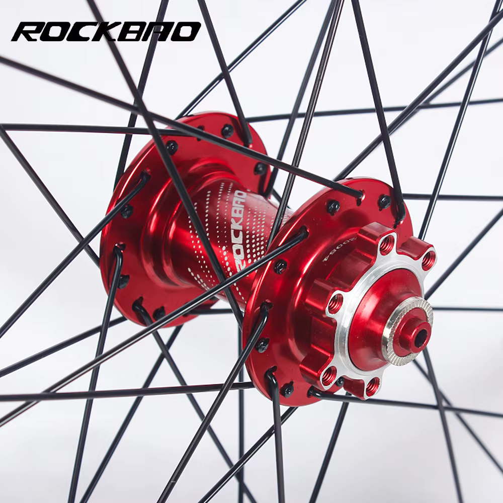 ROCKBAO VTT roues 24/26/27.5/29 pouces frein à disque 4 roulements 7-12 vitesses dégagement rapide 29er vtt roue de vélo