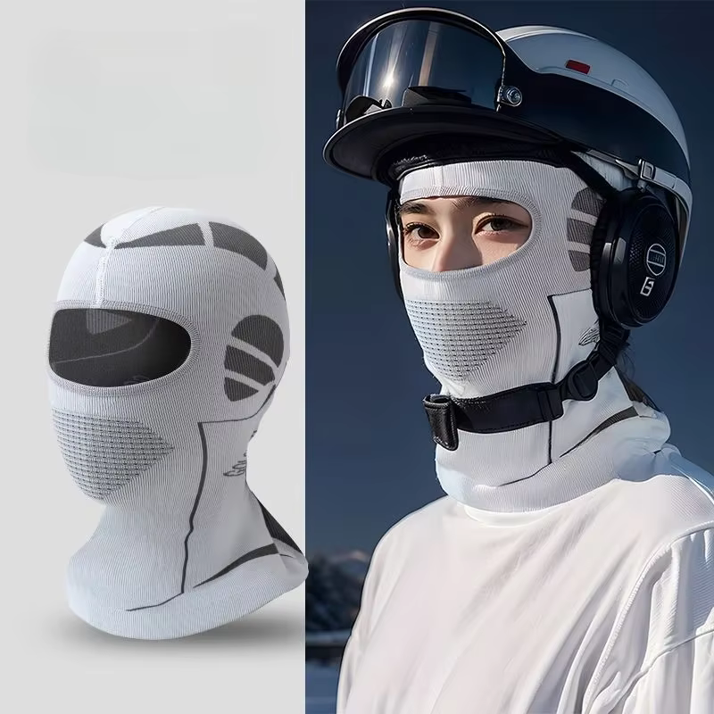 Cagoule d'hiver masque casquettes de cyclisme pour hommes femmes Ski masque facial chaud cache-cou chapeau thermique vélo moto casque doublure casquette