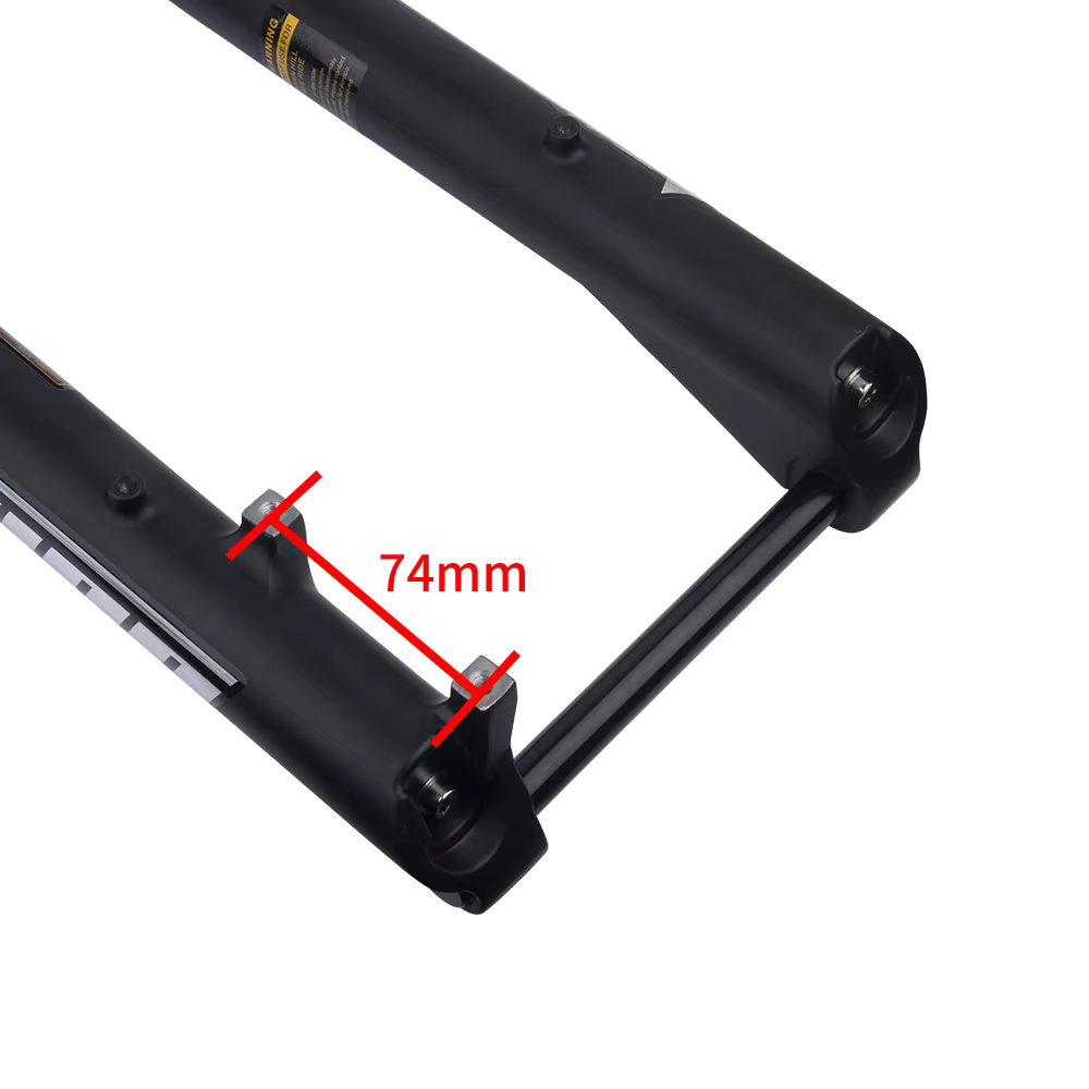 BOLANY fourche de vélo de neige vtt 26 pouces voyage 120mm alliage d'aluminium