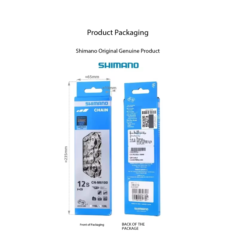 Chaîne SHIMANO 105 UT XT HG601 HG701 HG901 M6100 M7100 M8100 11/12 vitesses en boîte