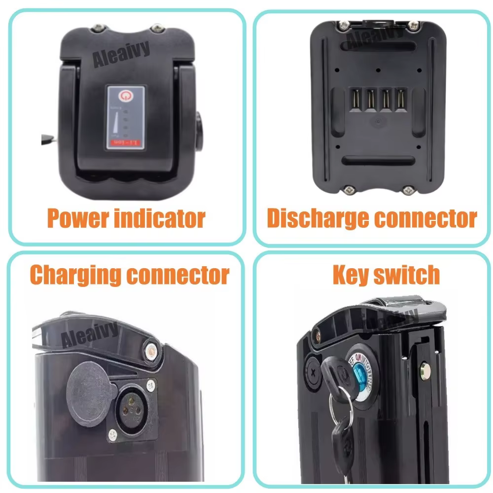 Batterie de vélo Hitway BK3 BK5 BK6 BK8 BK11 BK37 COLORWAY BK6 36V 48V 15Ah 20Ah