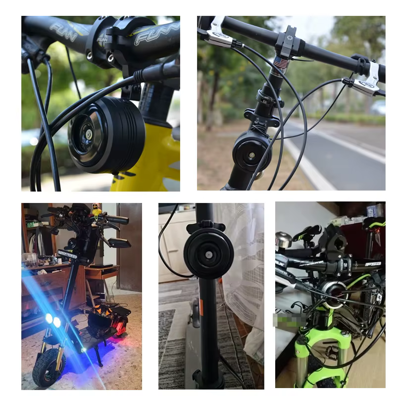 FEDOG vélo klaxon électrique super fort alarme antivol scooter vtt VTT