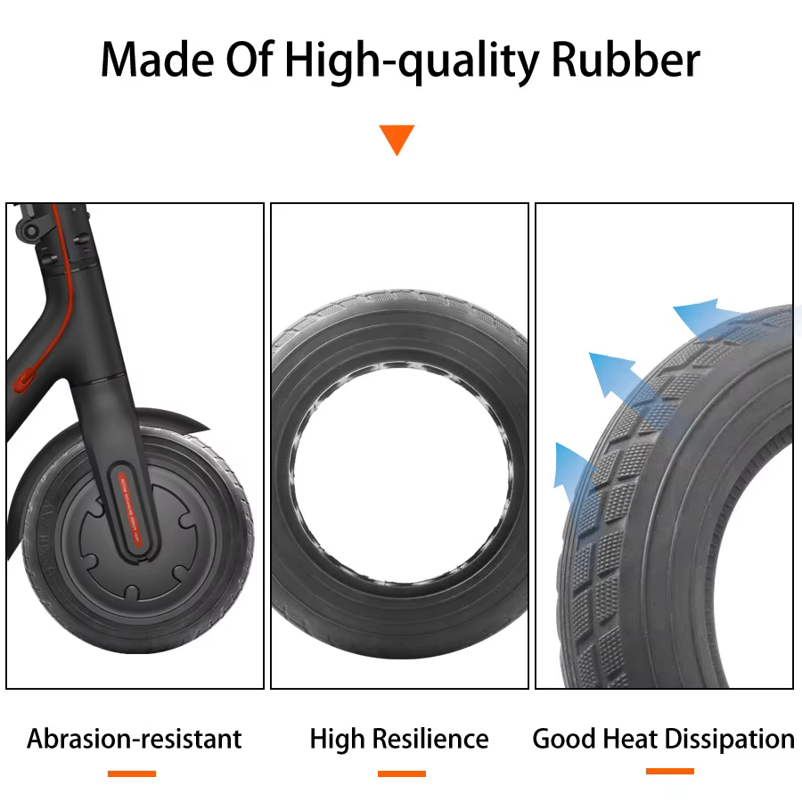 Pneu solide de 10 pouces pour Scooter électrique Xiaomi m365 Pro