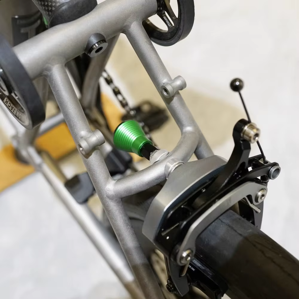 Disque de stationnement pliable Unionjack pour vélo Brompton, universel