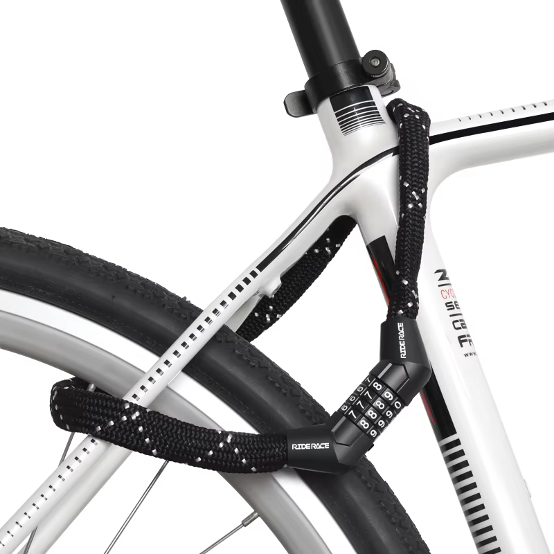RIDERACE vélo mot de passe chaîne serrure 4 chiffres Portable antivol haute sécurité route VTT
